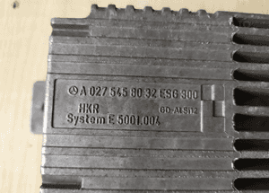 MERCEDES s e c clk a cl moduł wentylatora 2