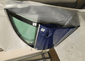 Drzwi przód przednie prawe volkswagen passat B6 LD5Q granatowy 3