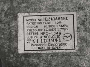 SPRĘŻARKA KLIMATYZACJI MAZDA H12A1AV4HE DOSTĘPNE 2 SZTUKI 8
