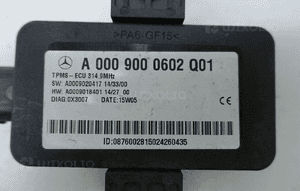 Moduł czujnik cisnienia opon mercedes A0009000602 4