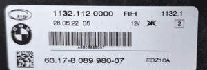 BMW F40 HALOGEN PRAWY Przód 8089980 Nowy 4