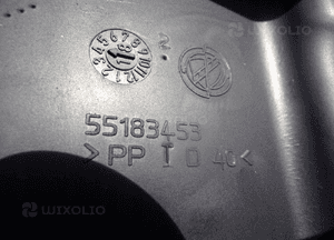 Fiat 500 grande punto panda 1.2 pokrywa rozrządu 2