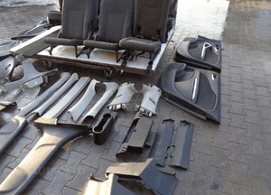 Fotele siedzenia wnętrze opel zafira c 7 osób 7