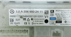 MODUŁ STEROWNIK KOMFORTU SAM MERCEDES C W206 2021- A2069002411 5