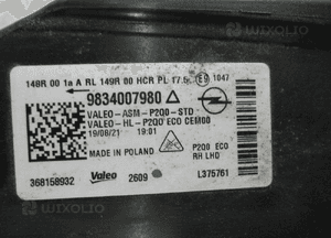 Opel mokka b led lampa przednia prawa 10