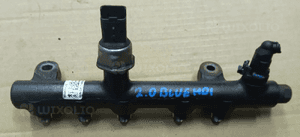 Peugeot 308 Citroen Ford 2.0 TDCI Blue Hdi listwa wtryskowa czujnik paliwa 2