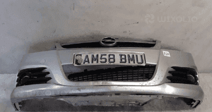 Zderzak przód przedni do opel vectra c lift fl halogeny do malowania  Z157 srebrny 1
