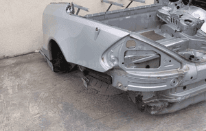 Cwiartka błotnik prawy lewy mercedes sl R230 kol C762 4