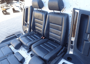 FOTELE SIEDZENIA SKÓRA GRZANE VW TOUAREG 7L I 6