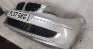 Zderzak przód bmw 1 E81 E87 lift 07-11 titansilber srebrny 1