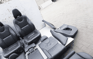 Fotele siedzenia boczki skóra grzane manualne volvo XC60 i 4