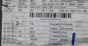 Tapicerka drzwi lewy przód audi A7 4G8867105 2013 4