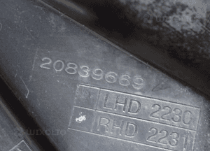 Lampa xenon prawy przód opel antara 5
