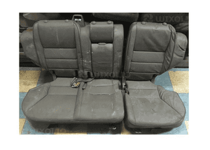 Kanapa tylna skórzana szara Land Rover Discovery 2 II