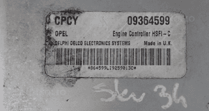 KOMPUTER STEROWNIK SILNIKA OPEL 09364599 3