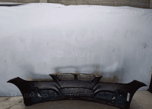 Zderzak przód bmw E90 lift halogeny  vermilion-rot metalic 4