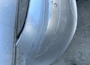 mercedes slk 171  zderzak tył tylny srebrny lak 744 czujnik pdc wiązka 4