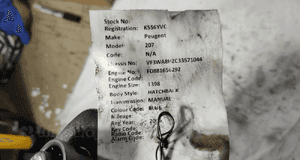 Siłownik sprzęgła wysprzęglik peugeot 207 1.4 diesel 2007 manual oryginał wysyłka! 4