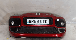 Zderzak przód przedni citroen C3 picasso kjcc bordo bordowy halogeny 1