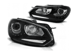 Lampy Reflektory Do VW GOLF VI 6 OD 2008 ROKU LED Do DZIENNEJ DEPO 1