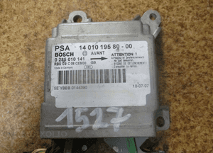 MODUŁ SENSOR AIR BAG SCUDO JUMPY EXPERT 1401019580 7