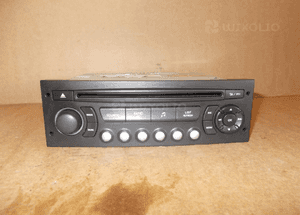 Radio peugeot 307 citroen C4 blaupunkt 9647521077 oryginał 1