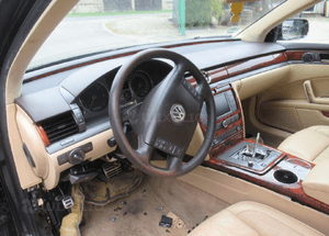Deska konsola kokpit pasy sensor vw phaeton 2002- 1