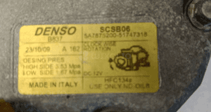 FIAT 500 kompresor klimatyzacji SCSB06 5A787S200-51747318 4