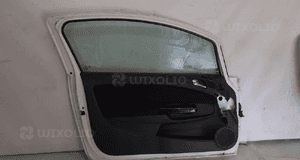 DRZWI PRZÓD PRZEDNIE lewe OPEL CORSA D lift fl 3D 3 DRZWI Y474 BIAŁE 4
