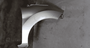 Błotnik przód przedni prawy ford fiesta  vii mk. 7 srebrny do malowania 1