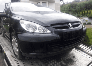 Peugeot 307 Maska szyba lampa zderzak pas atrapa 4Y 1