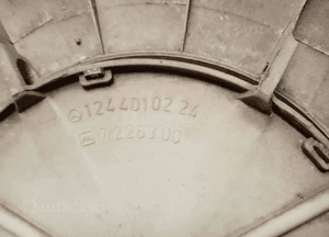 Dekielek kołpak kapsel 15" Mercedes W124 1244010224 3