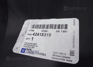 Opel karl zderzak przód nowy oryginał 42418315 7