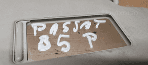 Słonecznik osłona przeciwsłoneczna prawa VW Passat B5 FL 3B0857552A 4