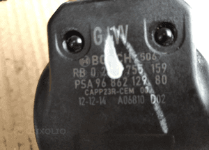 Peugeot 508 Citroen C5 III X7 pedal potencjometr gazu 9686212980 6