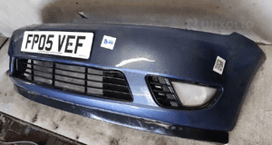 Zderzak przód przedni do ford fiesta MK6 6 vi niebieski błękitny halogeny 2
