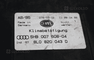 Panel klimatyzacji Audi A3 2