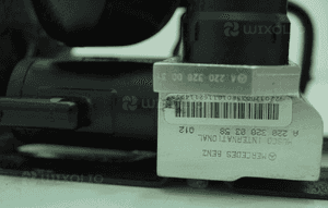 ZAWOR ABC TYŁ GRUSZKA A2203200358 A2203280031 MERCEDES SL R230 2