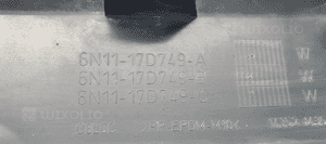 Listwa zderzaka prawy przód przednia prawa Ford Fusion Lift 6N11-17D749-A 6