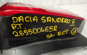 Lampa lewy / prawy tył dacia sandero ii 265550577R /265500465R 5
