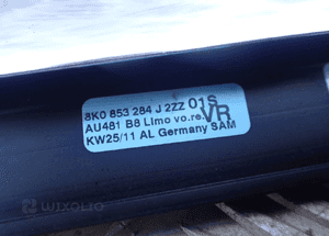 Audi A4 listwa drzwi prawa przód chrom 8K0853284J radom 3