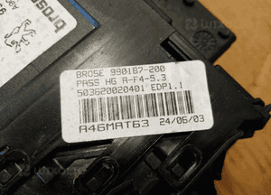 Silniczek szyby prawy przód przedni Peugeot 307 9637130480 6