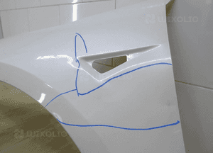Błotnik przedni lewy przód tesla model 3 1111267-00-E 5