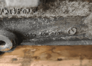 BMW 2.0 diesel oe 1089301077c SKRZYNIA BIEGÓW USZKODZONE MOCOWANIE GÓRNE 6