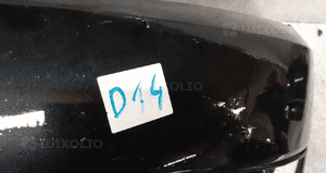 * ZDERZAK PRZÓD PRZEDNI FORD FIESTA MK.6 6 VI D2 CZARNY HALOGENY 2