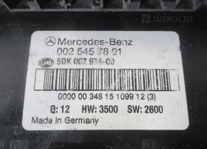 Skrzynka moduł sterownik sam mercedes c-klasa W203 0025457801 6