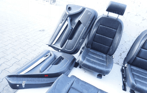 Fotele siedzenia skóra manualne audi A6 C6 sedan 5