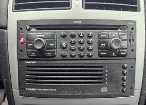 Peugeot 207 307  monitor wyświetlacz radio nawigacja Navi  RT3 N3 09  96632917XT 2
