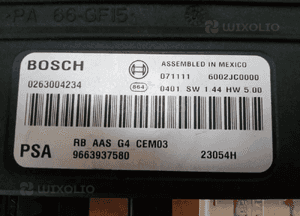 Moduł sterownik parkowania PDC Peugeot 308 T7 0263004234 9663937580 4