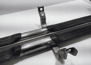 Orurowanie progowe boczne stopnie progi chrom rury ford ranger iv v 2012-18 6